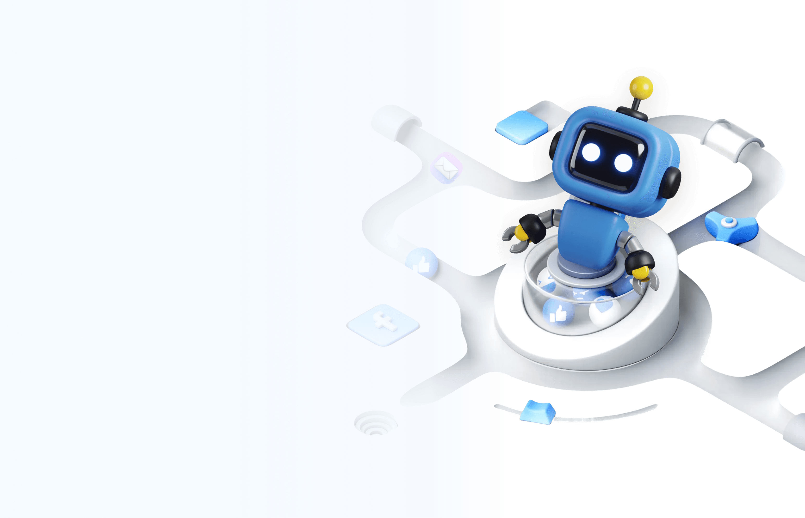 AI Robot Background